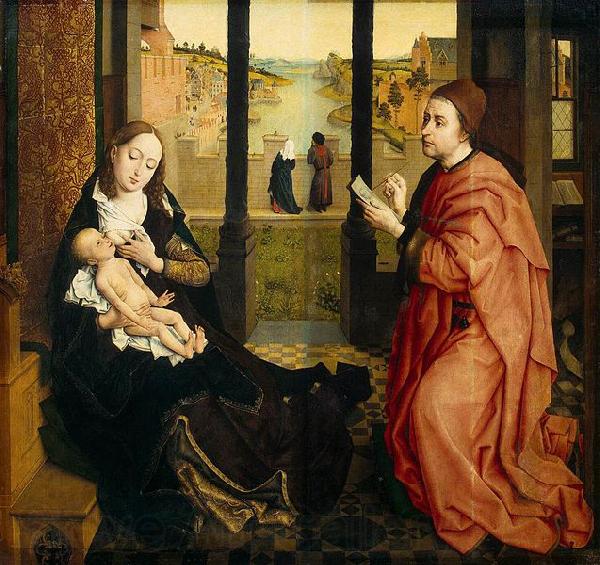 Rogier van der Weyden St Luke Drawing a Portrait of the Madonna Spain oil painting art